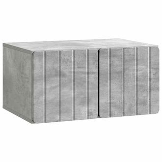 vidaXL Mueble Para Tv De Pared Gris Hormig&oacute;n 59,5 X 41 X 30 Cm Vidaxl