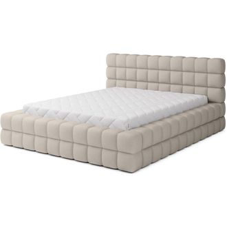 Petits Meubles Cama canap&eacute; 160x200 con somier Madera de pino Beige