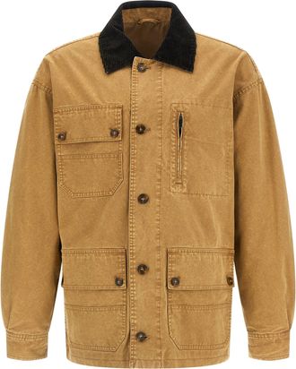 Isabel Marant Travis Puffer Jackets Beige