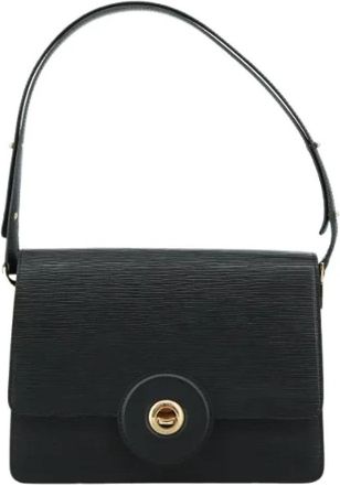 Louis Vuitton Tweedehands leren Louis Vuitton tassen - Dames - Vintage Handtas - Zwart - ONE Size - Leer - Vintage