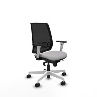 Piqueras y Crespo Silla De Oficina Piqueras Y Crespo Alares Blanco Soporte Lumbar