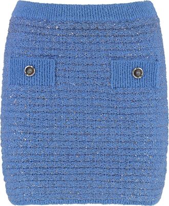 Pinko Miletto Knitted Mini Skirt