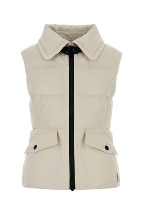Moncler Ivory Sleeveless Jacket