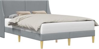 vidaXL Estructura De Cama Liso Con Cabecera Placa De Conexi&oacute;n Vidaxl