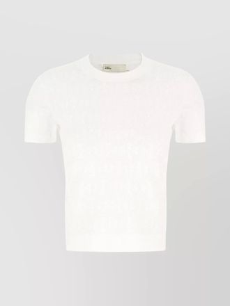 Tory Burch viscose blend top with breathable design