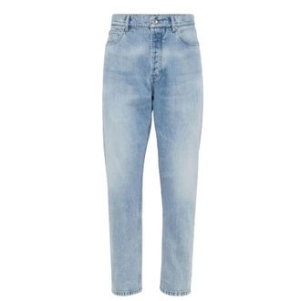 Brunello Cucinelli Jeans Iconici Cinque Tasche - - Jeans - Uomo - Blu - L