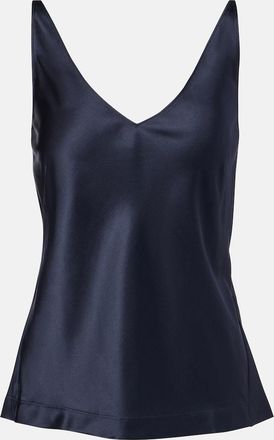 Dorothee Schumacher Sense of Shine silk-blend satin top