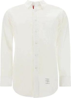 Thom Browne Overhemden, Heren, Wit, XL, Katoen, Cotton Shirt