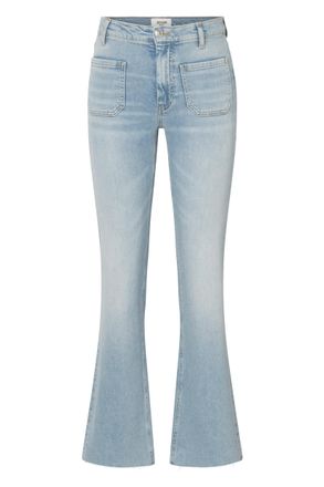 Joop Bootcut-Jeans JOOP JEANS Ella, Damen, Gr. 25, N-Gr, bright blau, Denim/Jeans, Obermaterial: 94% Baumwolle, 4% Elastomultiester, 2% Elasthan, bootcut f