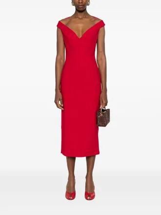 Solace London Monica Dress - Red