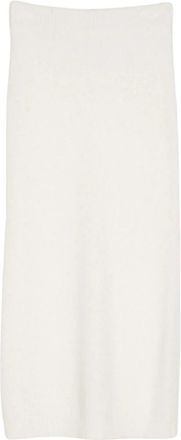 Twinset Angora Gebreide Pencil Rok - Dames - Midirokken - Beige - S - Rokken
