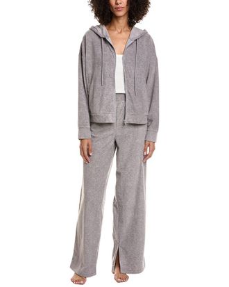DKNY Dkny 2Pc Hoodie & Pant Lounge Set