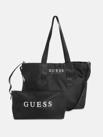 Guess Nylon Tote Bag Travel Set