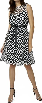 Frank Lyman Design Womens Mini Dress In Black And White