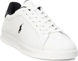 Polo Ralph Lauren Sneakers in pelle con logo - Bianco
