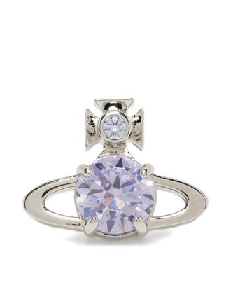 Vivienne Westwood Reina earrings - women - Brass - One Size - Silver