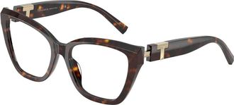 Tiffany & Co. Glasses, female, Brown, Size: 52 MM Tf2271 Optical Frame