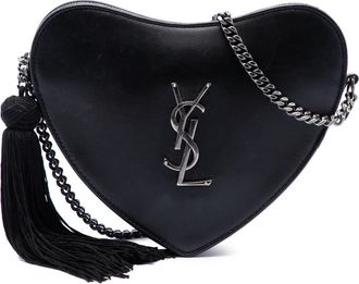 Saint Laurent Pre-owned Saint Laurent Leather Monogram Heart Tassel Crossbody Ladies K52MGGX3E7NV7CCV