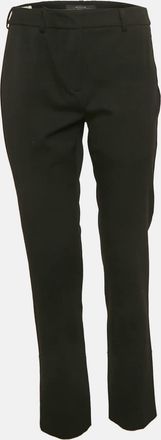 Max Mara Black Gabardine Trousers