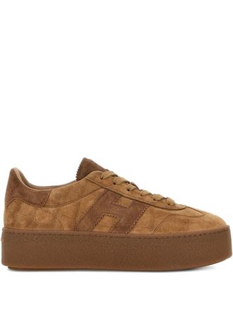 Hogan Sneakers H698 Plaform - Marrone