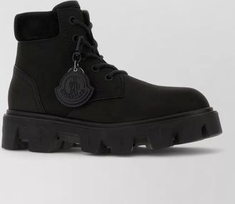 Moncler leather ankle boots