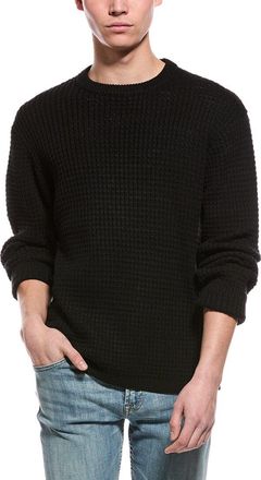 Slate & Stone Waffle Knit Wool-Blend Crewneck Sweater