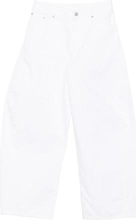 Alaia White Wide-leg Jeans