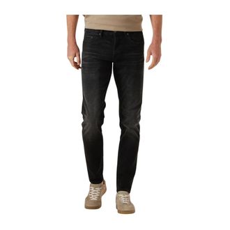 Cast Iron Jeans, Heren, Zwart, W36 L34, Slim Fit Zwarte Jeans Shiftback
