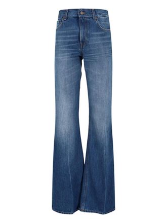 Haikure High-Waisted Flared Jeans With Retro-Inspired Design
