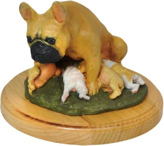 OEM Bulldog Franc&eacute;s I - Estatuilla Pintada, Figura, Realizada Por El Artista, Marca Art-dog
