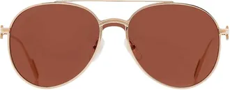 Cartier C de Cartier Brown Pilot Unisex Sunglasses CT0273S 002 99