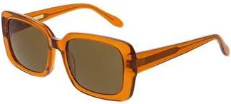 Bcbgmaxazria 53mm Rectangular Gradient Sunglasses in Apricot at Nordstrom Rack