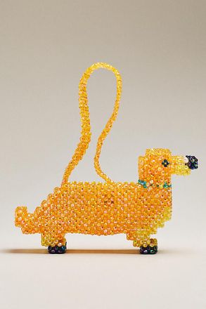 Susan Alexandra Barkin Beaded Shoulder Bag