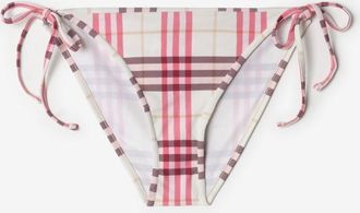 Burberry Check Bikini Briefs