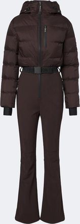 Yves Salomon Hooded down ski suit