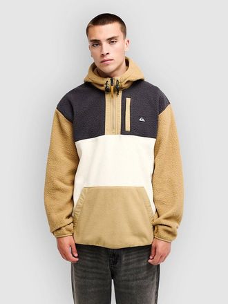 Quiksilver Ocean View Mix Up Felpa in Pile marrone