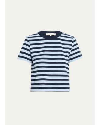Frame Denim The Boxy Striped Tee