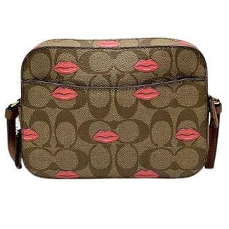 Coach Pre-owned Cross Body Bags, female, Brown, Size: ONE SIZE Pre-owned Signature PVC Shoulder Bag
