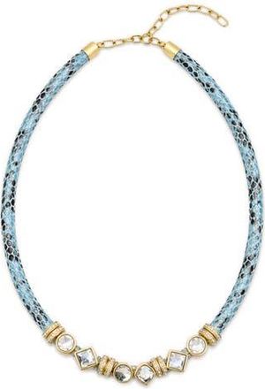 Saachi Glam Accent Collar Necklace in Light Blue at Nordstrom Rack