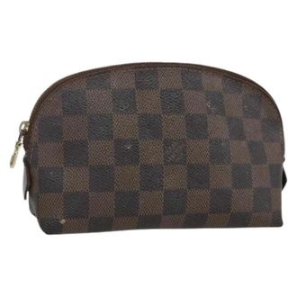 Louis Vuitton Pre-owned Canvas Clutch - Dames - Vintage Clutch - Bruin - ONE Size - Vintage