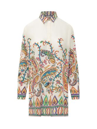 Etro Beige Regular Paisley Shirt