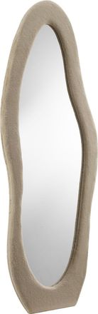 Salesfever Ganzkörperspiegel »Bristol Spiegel, 160 cm Höhe« Wellenförmiger Kunstfell-Rahmen, 170cml