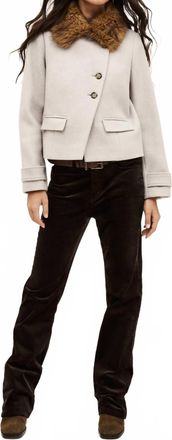 BA&SH Terry Coat In Ecru