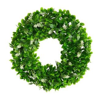 Nearly Natural 13-in Jasmine Artificial Wreath in Green at Nordstrom