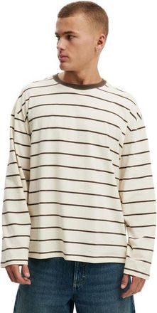 Cotton On Mens Cropped Fit Long Sleeve in Creampuff Ashen Brown at Nordstrom, Size Xx-Large