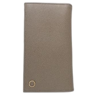 Bulgari Gray Long Wallet (Bi-Fold) (Pre-Owned)