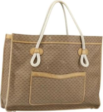 Gucci Pre-owned Tote Bags, female, Beige, Size: ONE SIZE Pre-owned Plastic Tote Bag