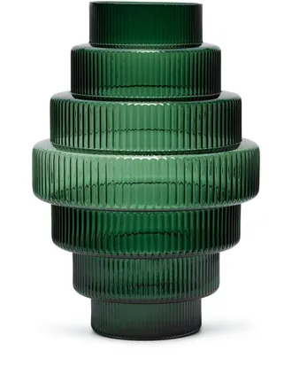 Pols Potten Steps large vase - women - glass - One Size - Green