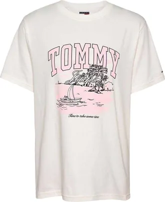 Tommy Jeans Dames/Dames Regular T-shirt (Ecru)