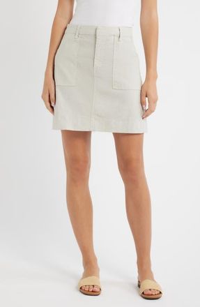 Frank & Eileen Jameson Utility Skirt in Cement at Nordstrom, Size 0